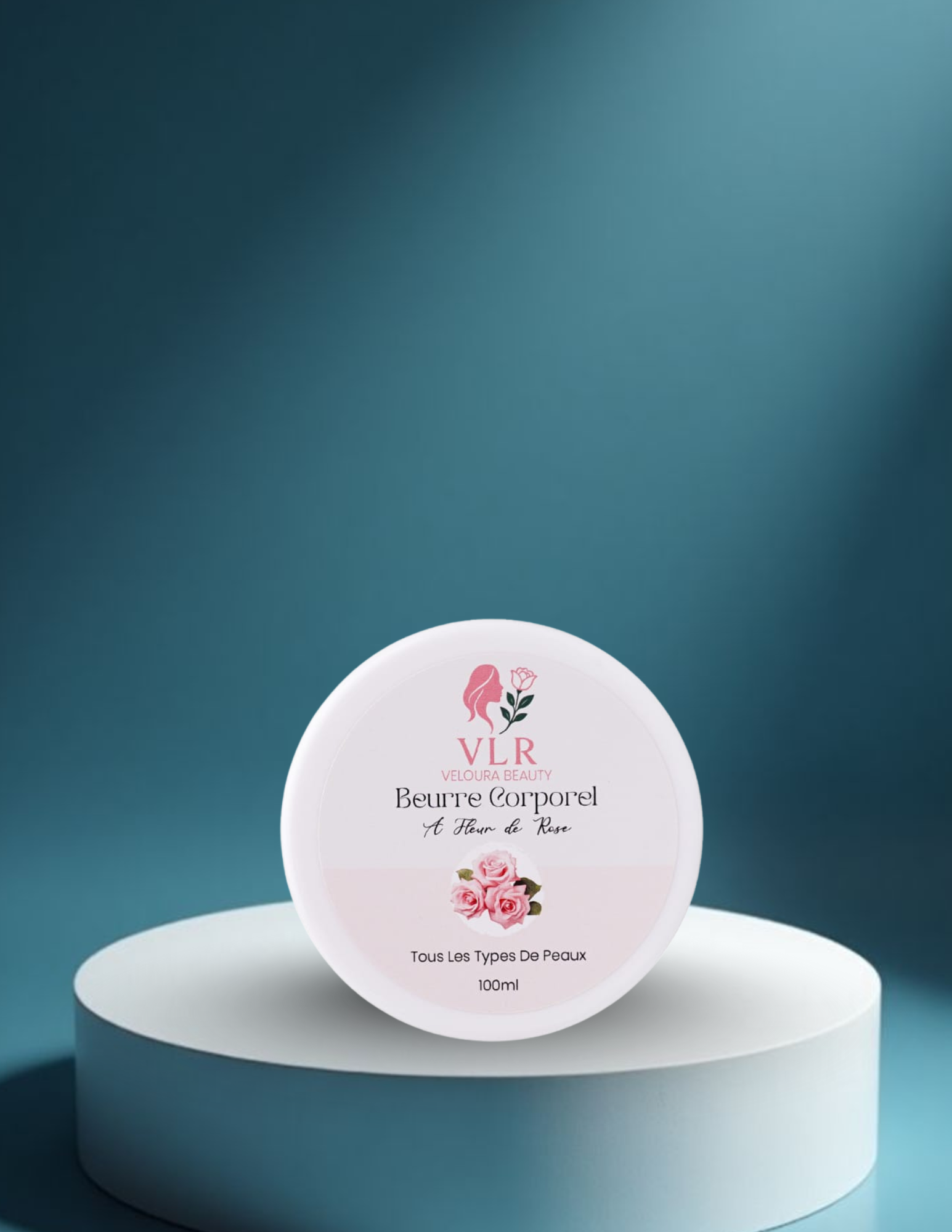 زبدة الجسم بماء الورد والشيا